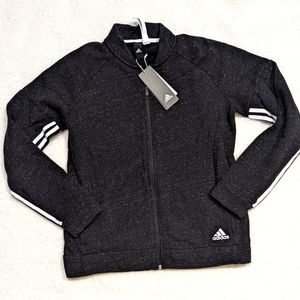Women's Adidas NWT Striped Zip up Track Jacket size M